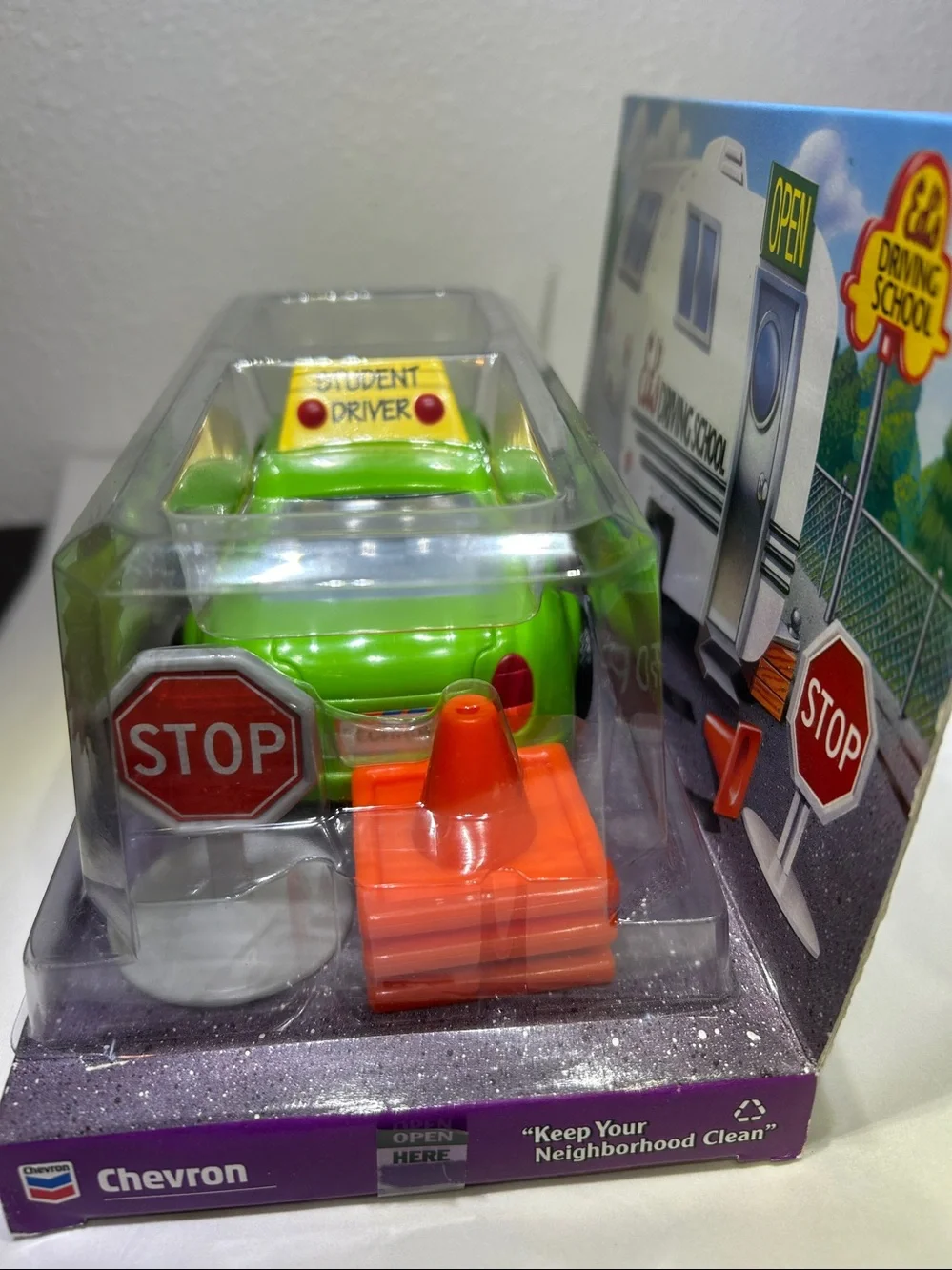 Vintage 1998 Davey “Student Driver” Limited Edition Chevron Car